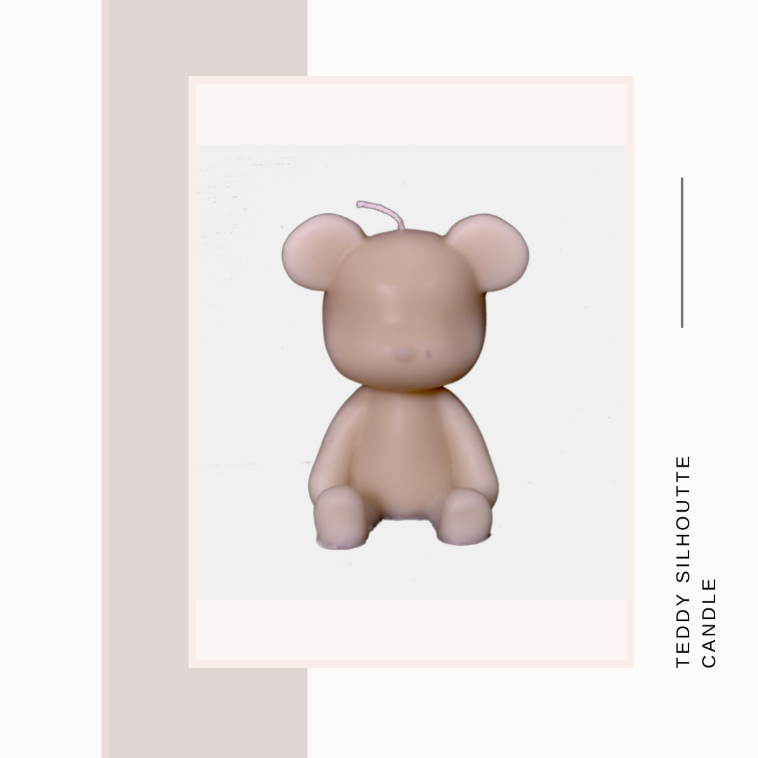 Teddy Silhouette Candle